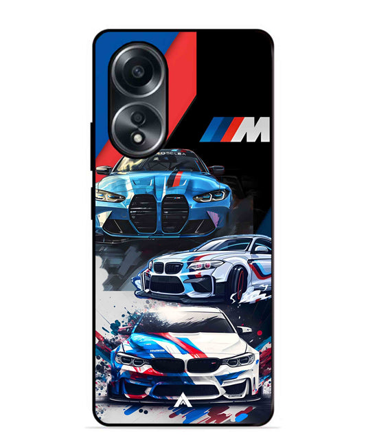 BMW 32 Car Metal Back Cover Phone Case for Oppo A58