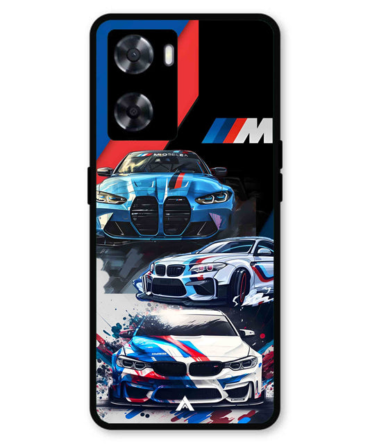 BMW 32 Car Metal Back Cover Phone Case for Oppo A77