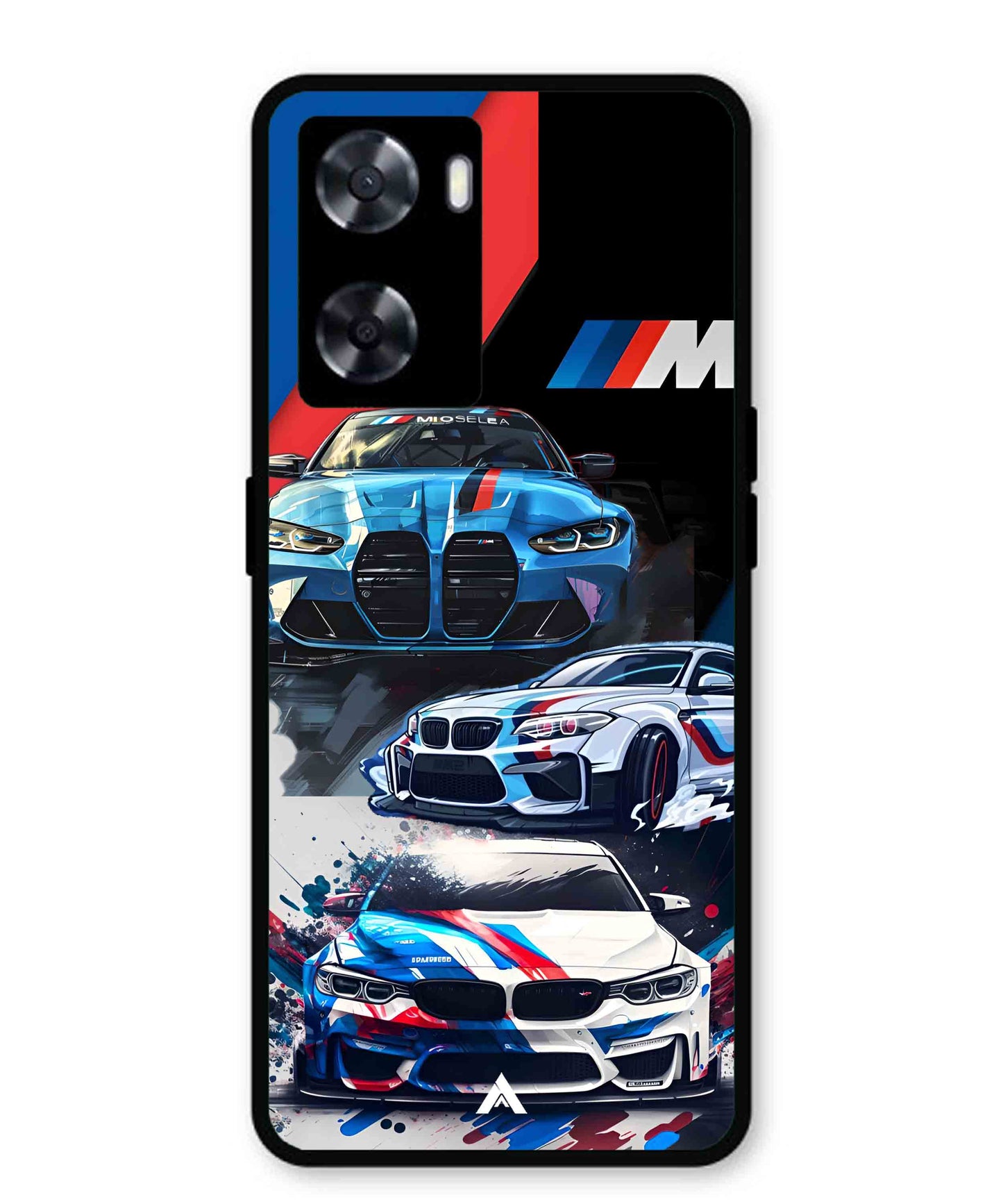 BMW 32 Car Metal Back Cover Phone Case for Oppo K10