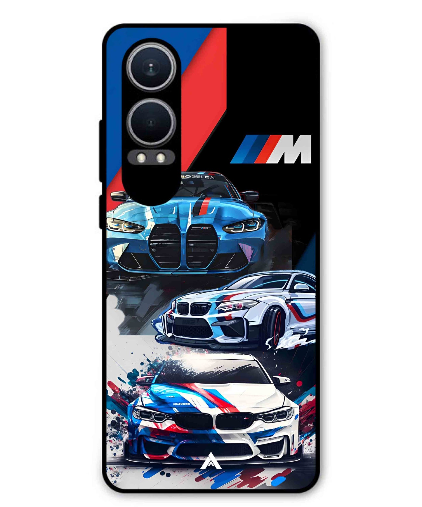 BMW 32 Car Metal Back Cover Phone Case for Oppo K12x