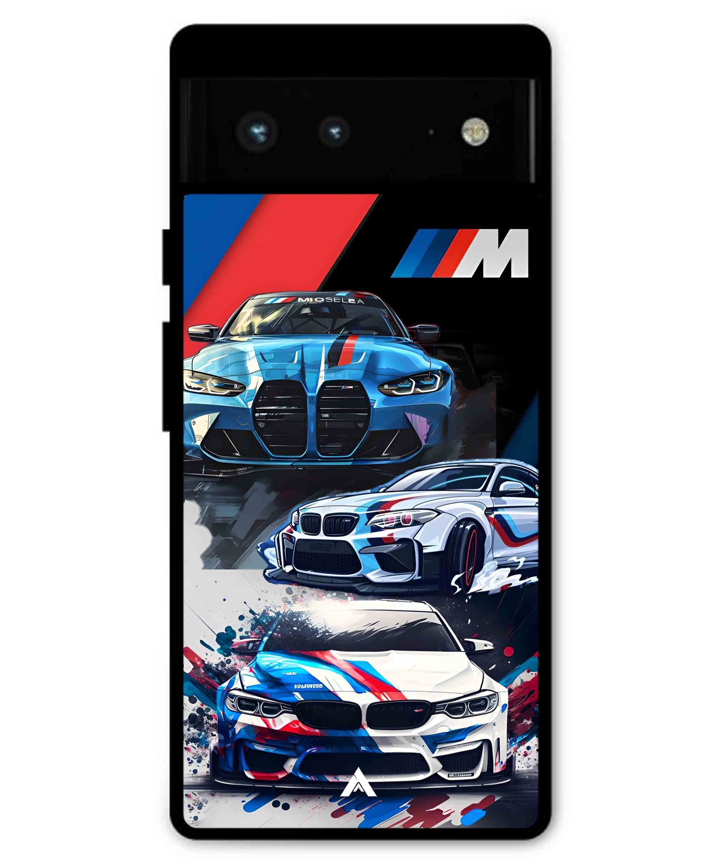 BMW 32 Car Metal Back Cover Phone Case for Pixel 6