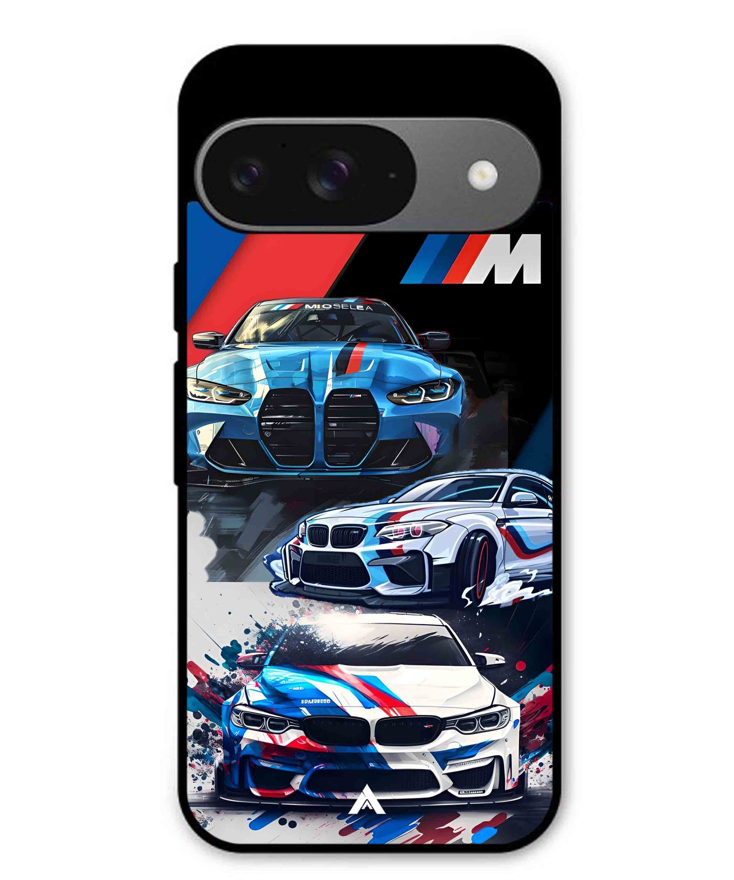 BMW 32 Car Metal Back Cover Phone Case for Pixel 9