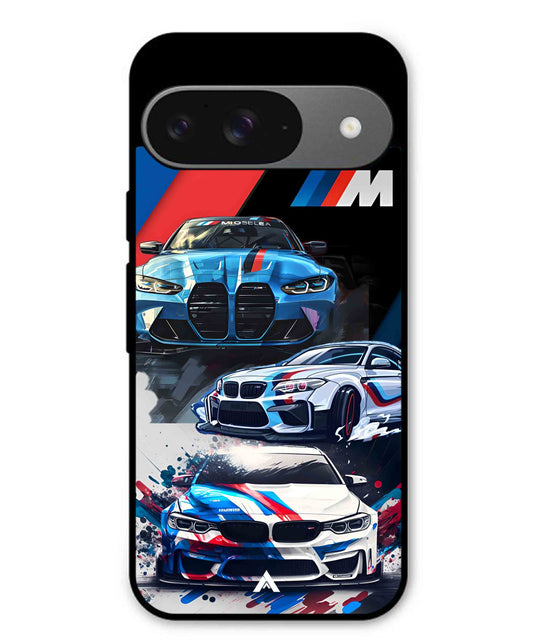 BMW 32 Car Metal Back Cover Phone Case for Pixel 9