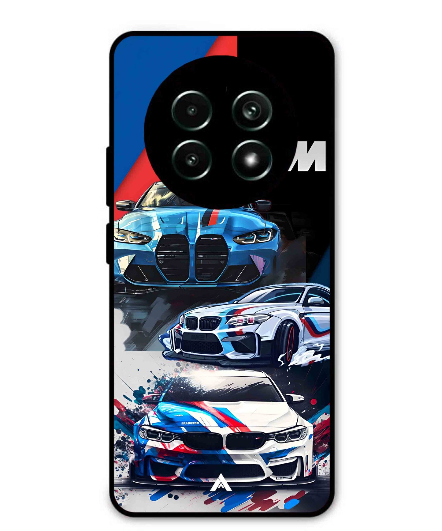 BMW 32 Car Metal Back Cover Phone Case for Realme 13 Pro