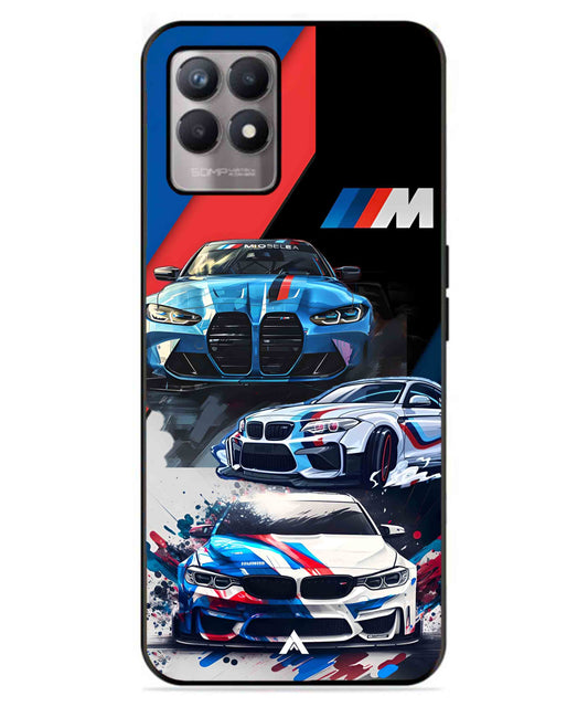 BMW 32 Car Metal Back Cover Phone Case for Realme 8i