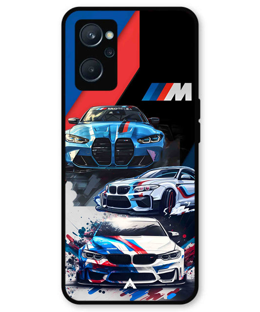 BMW 32 Car Metal Back Cover Phone Case for Realme 9i