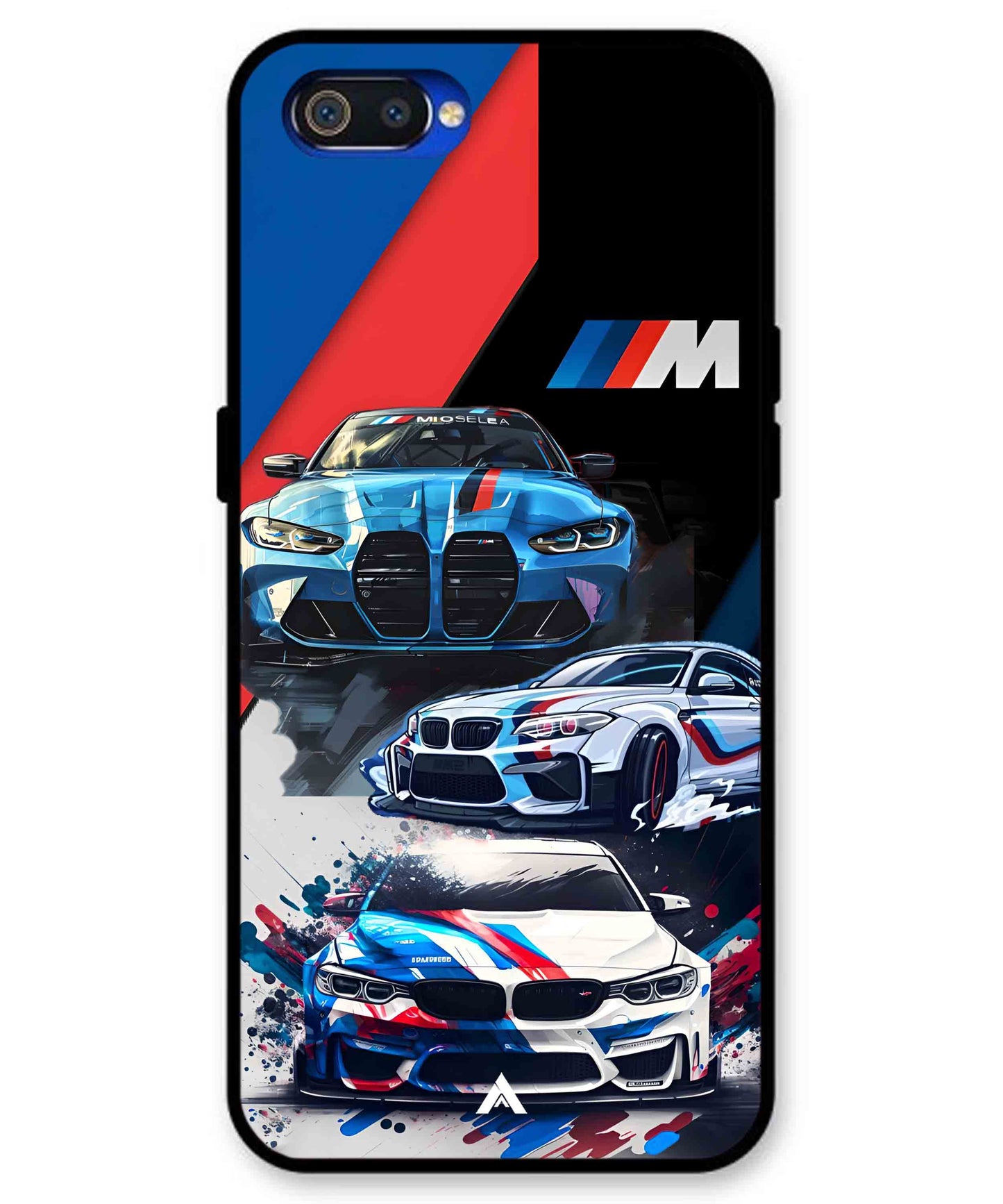 BMW 32 Car Metal Back Cover Phone Case for Realme C2