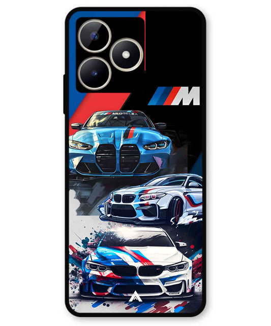 BMW 32 Car Metal Back Cover Phone Case for Realme C51