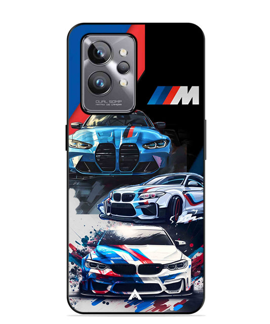 BMW 32 Car Metal Back Cover Phone Case for Realme GT 2 Pro
