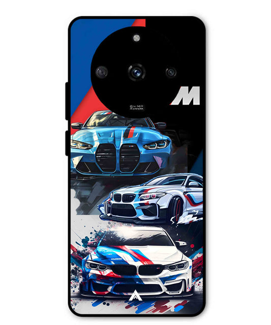 BMW 32 Car Metal Back Cover Phone Case for Realme Narzo 60