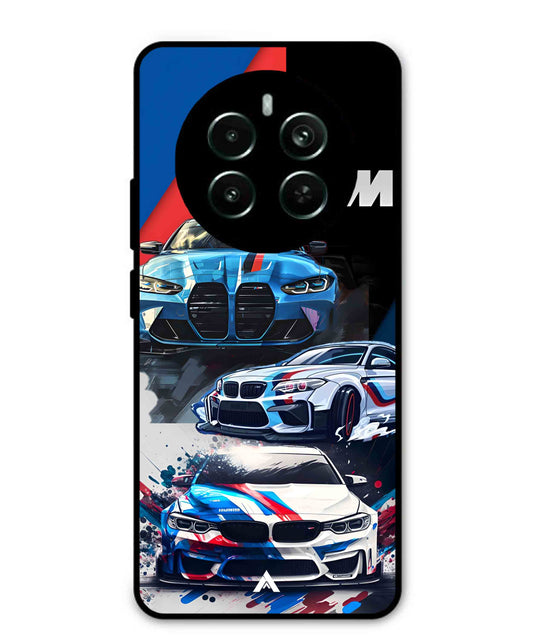 BMW 32 Car Metal Back Cover Phone Case for Realme Narzo 70 Pro