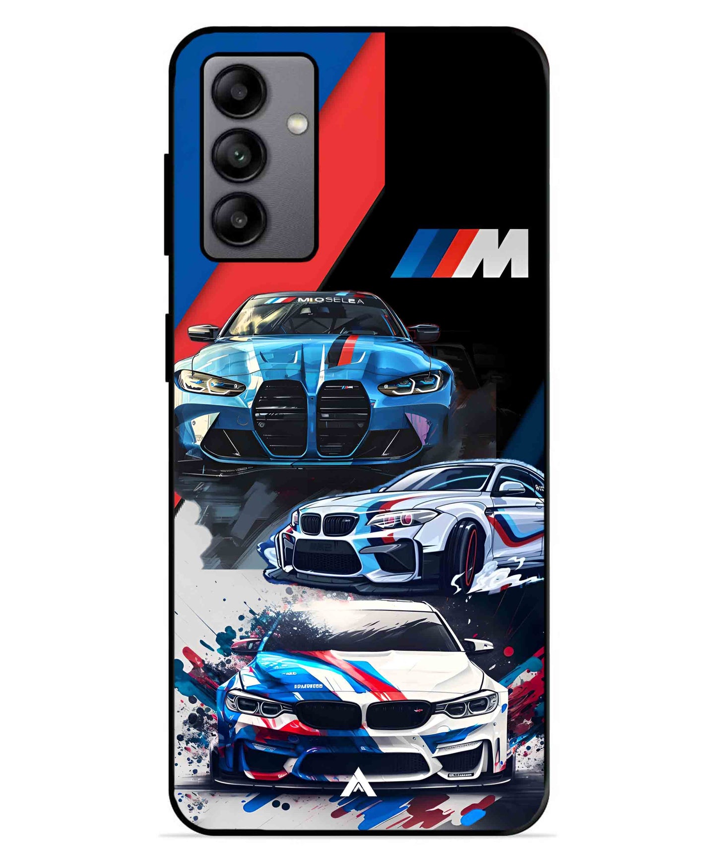 BMW 32 Car Metal Back Cover Phone Case for Samsung Galaxy A04s