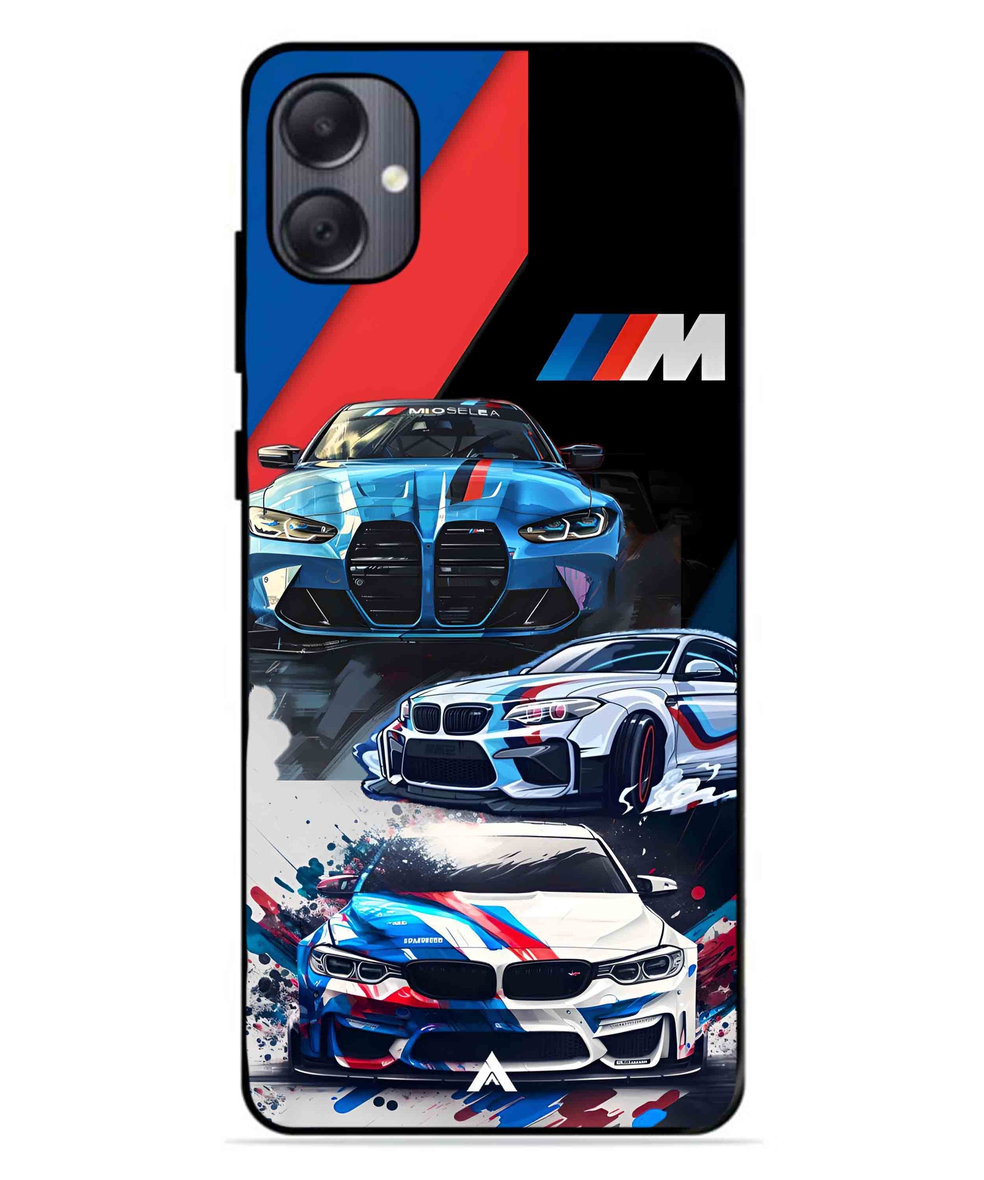 BMW 32 Car Metal Back Cover Phone Case for Samsung Galaxy A05