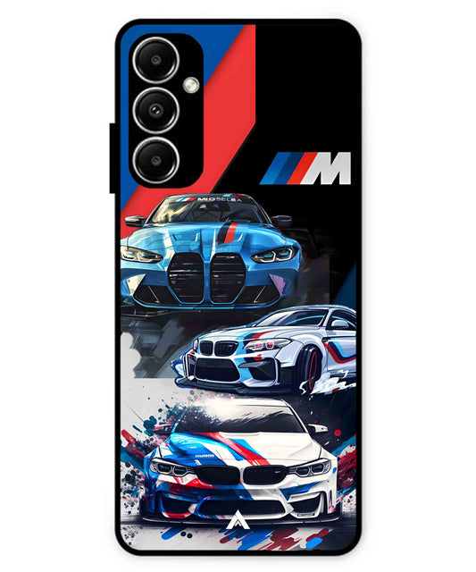 BMW 32 Car Metal Back Cover Phone Case for Samsung Galaxy A05s