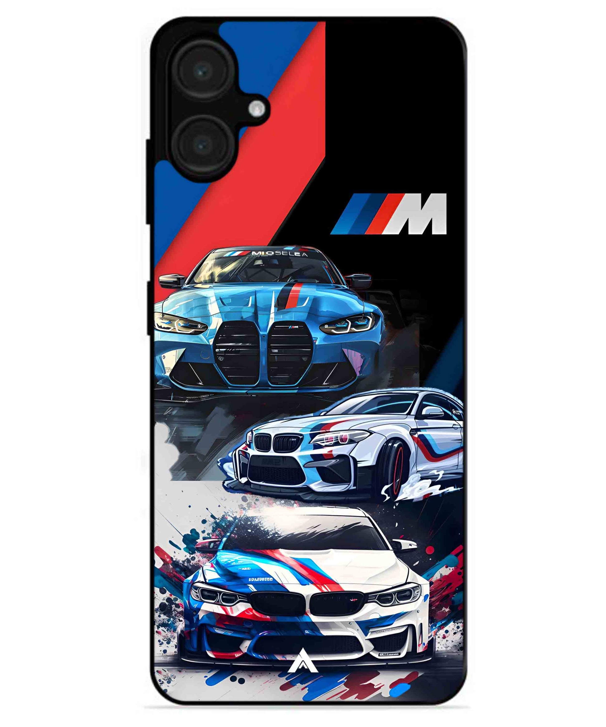 BMW 32 Car Metal Back Cover Phone Case for Samsung Galaxy A06