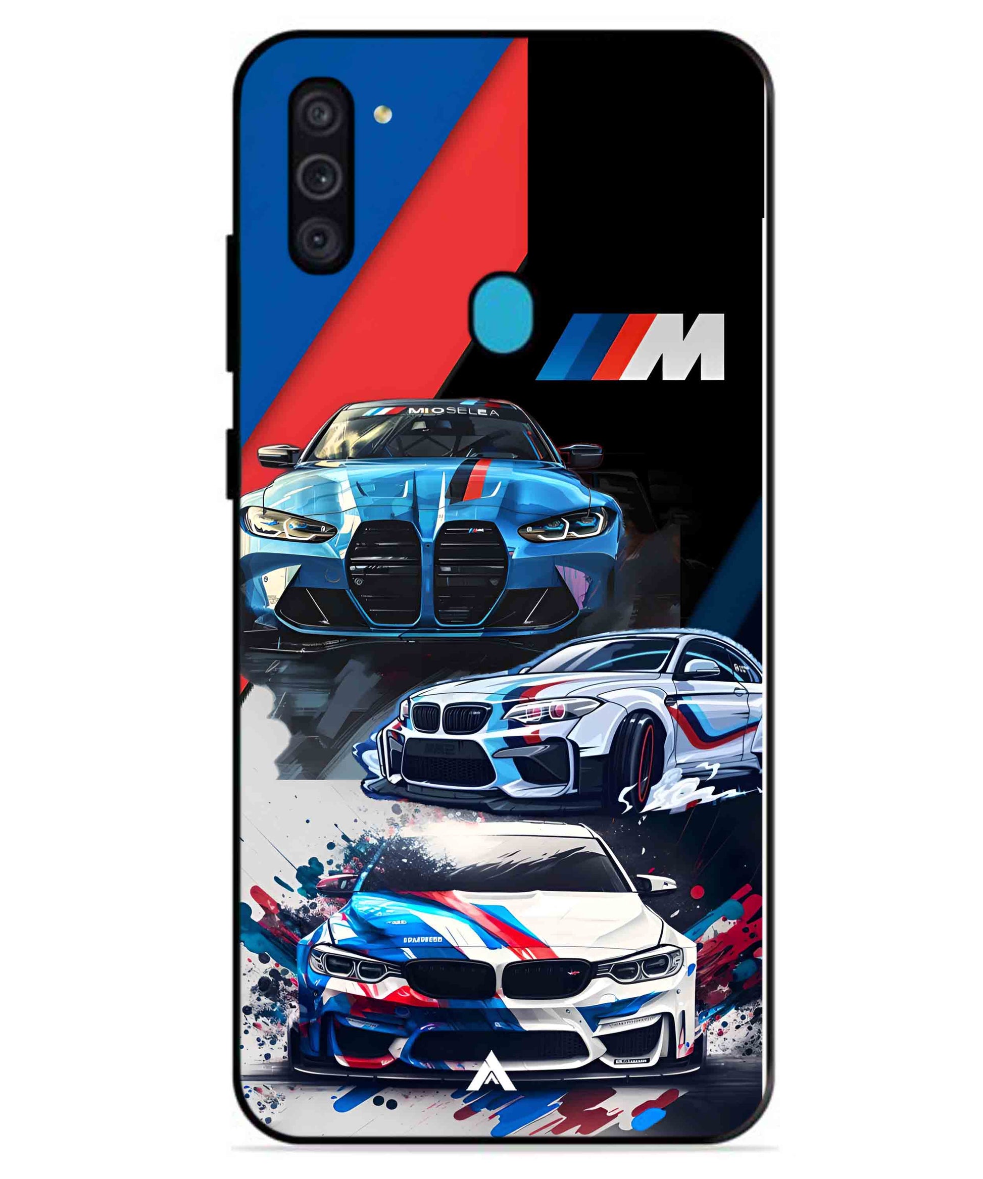 BMW 32 Car Metal Back Cover Phone Case for Samsung Galaxy A11