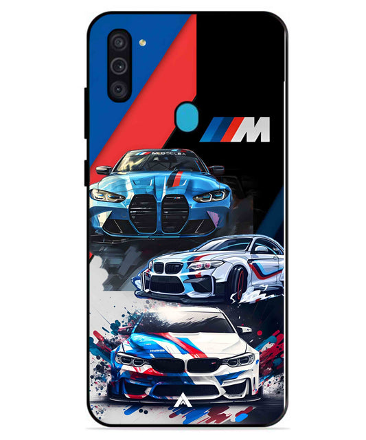BMW 32 Car Metal Back Cover Phone Case for Samsung Galaxy A11