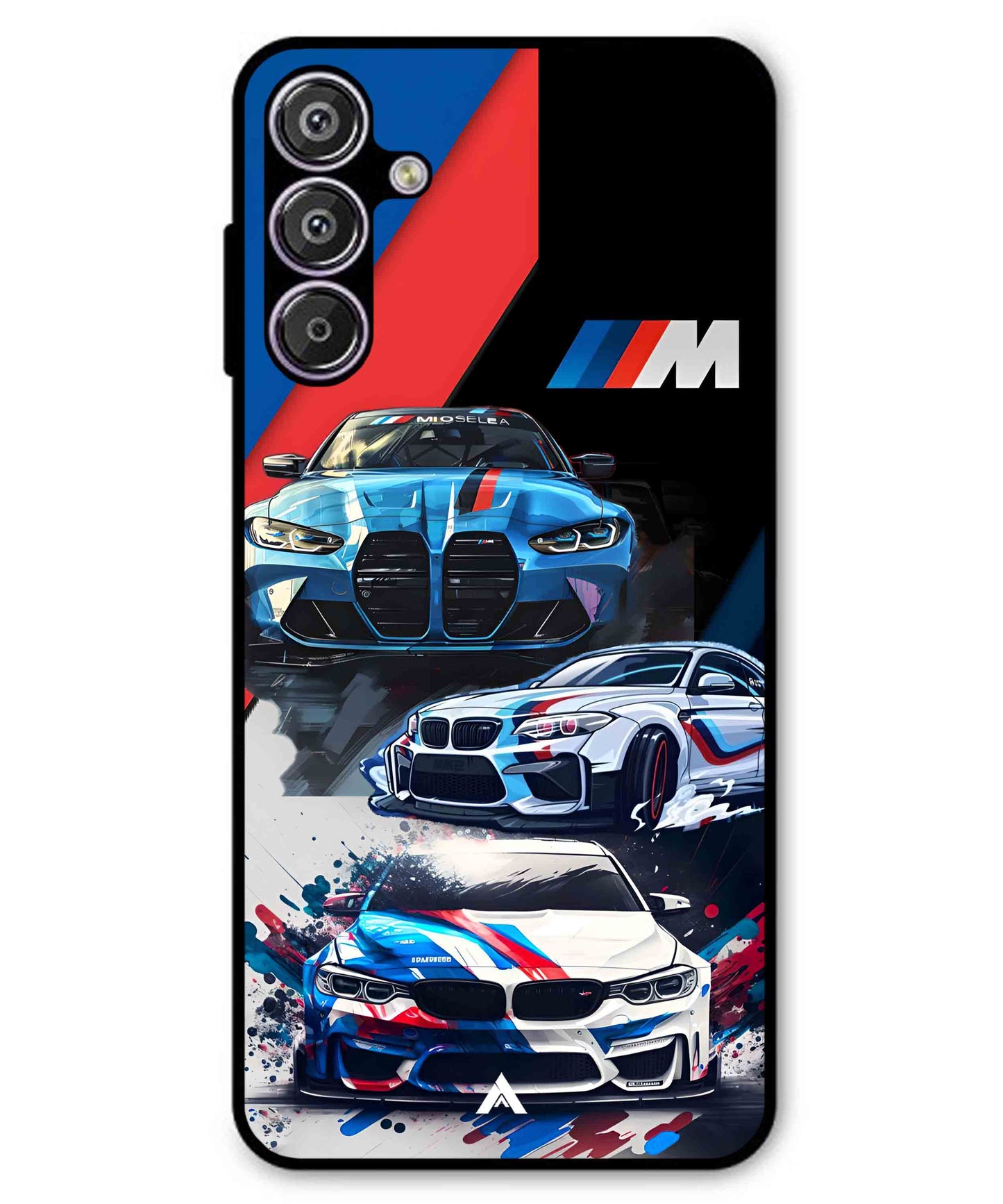 BMW 32 Car Metal Back Cover Phone Case for Samsung Galaxy A16