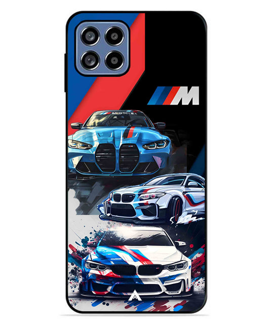 BMW 32 Car Metal Back Cover Phone Case for Samsung Galaxy A22 5G