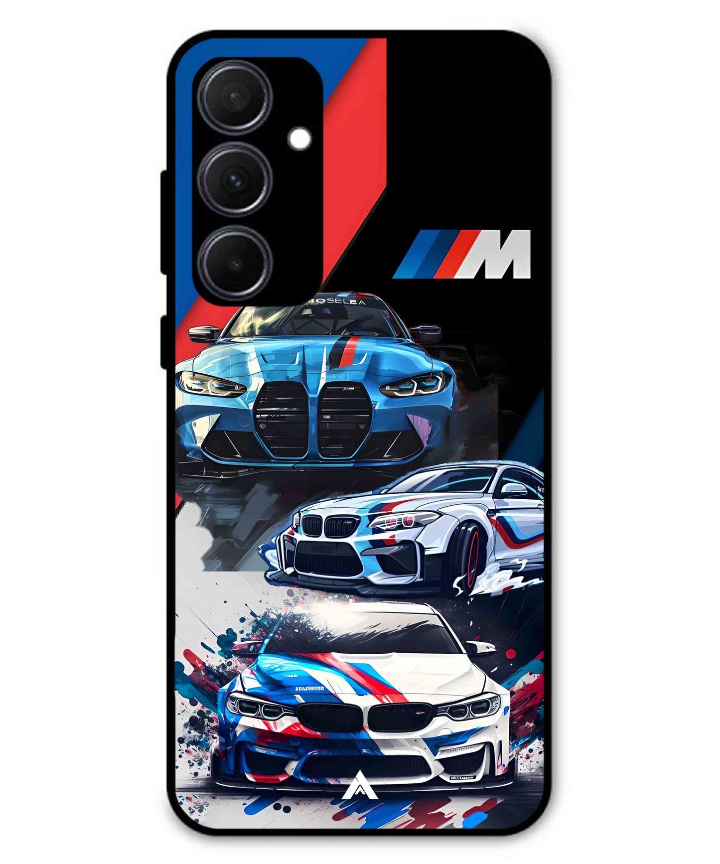 BMW 32 Car Metal Back Cover Phone Case for Samsung Galaxy A35