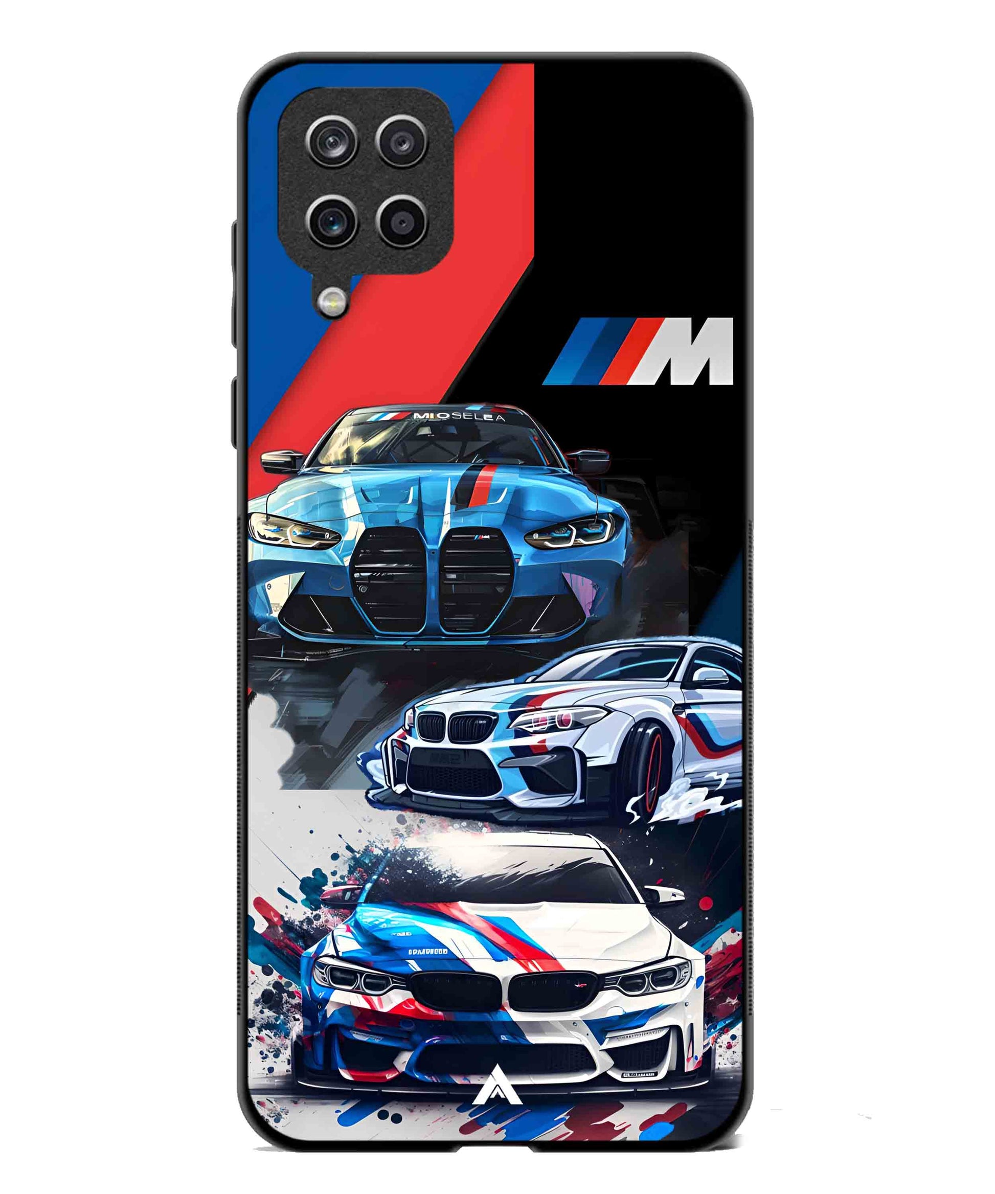 BMW 32 Car Metal Back Cover Phone Case for Samsung Galaxy A42