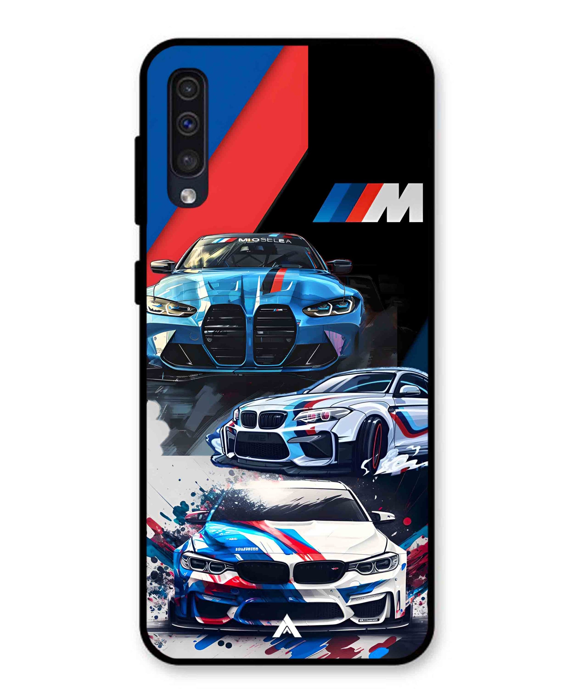 BMW 32 Car Metal Back Cover Phone Case for Samsung Galaxy A50