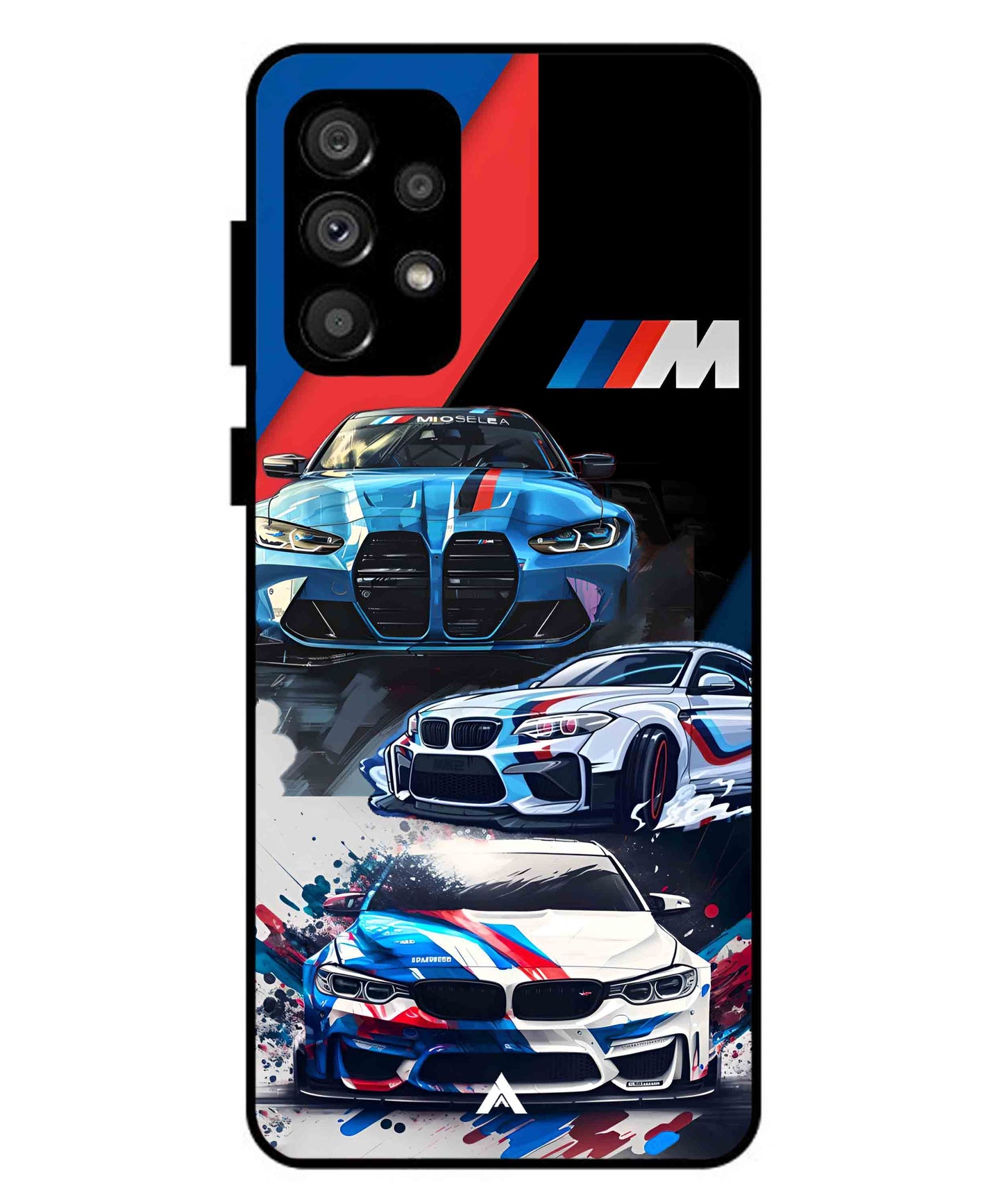 BMW 32 Car Metal Back Cover Phone Case for Samsung Galaxy A73