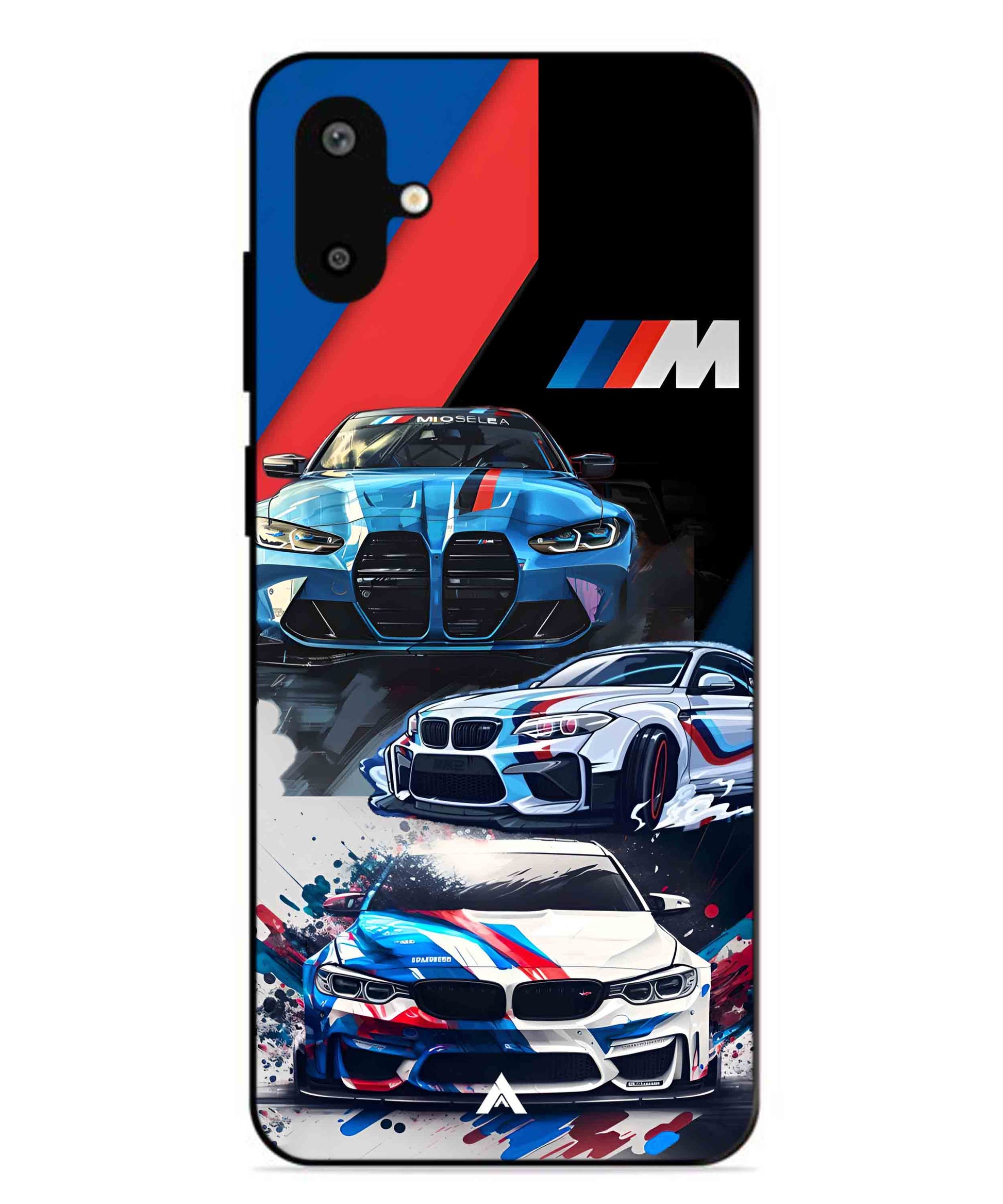 BMW 32 Car Metal Back Cover Phone Case for Samsung Galaxy F06