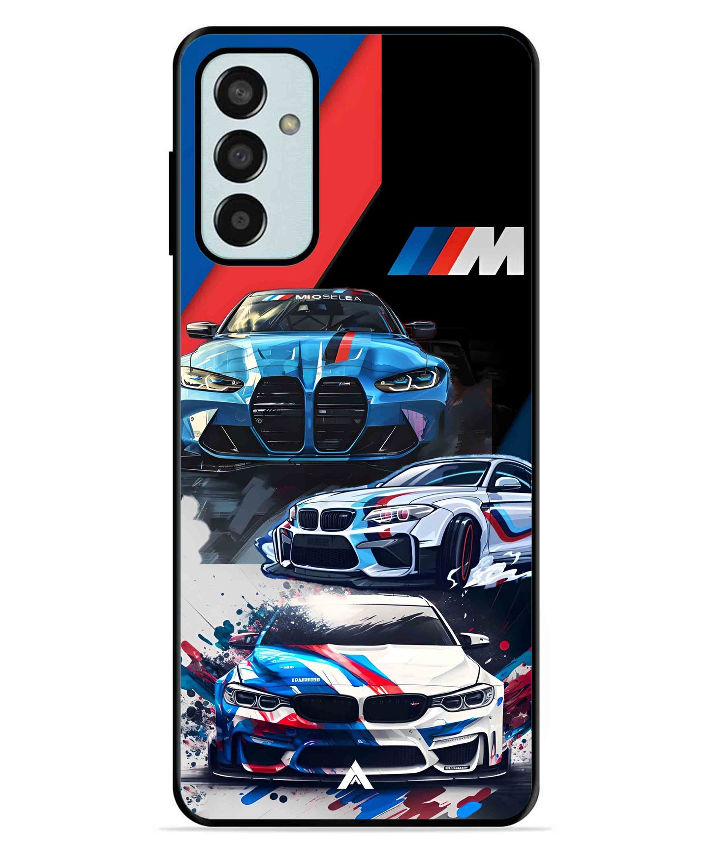 BMW 32 Car Metal Back Cover Phone Case for Samsung Galaxy F13 4G