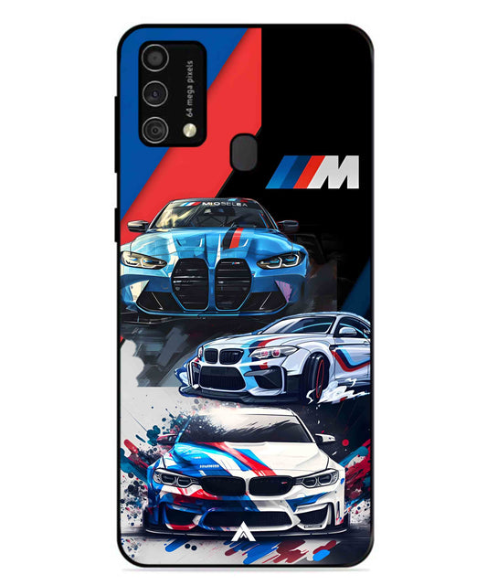 BMW 32 Car Metal Back Cover Phone Case for Samsung Galaxy F41