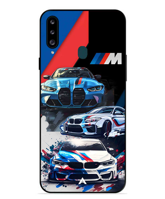 BMW 32 Car Metal Back Cover Phone Case for Samsung Galaxy M30