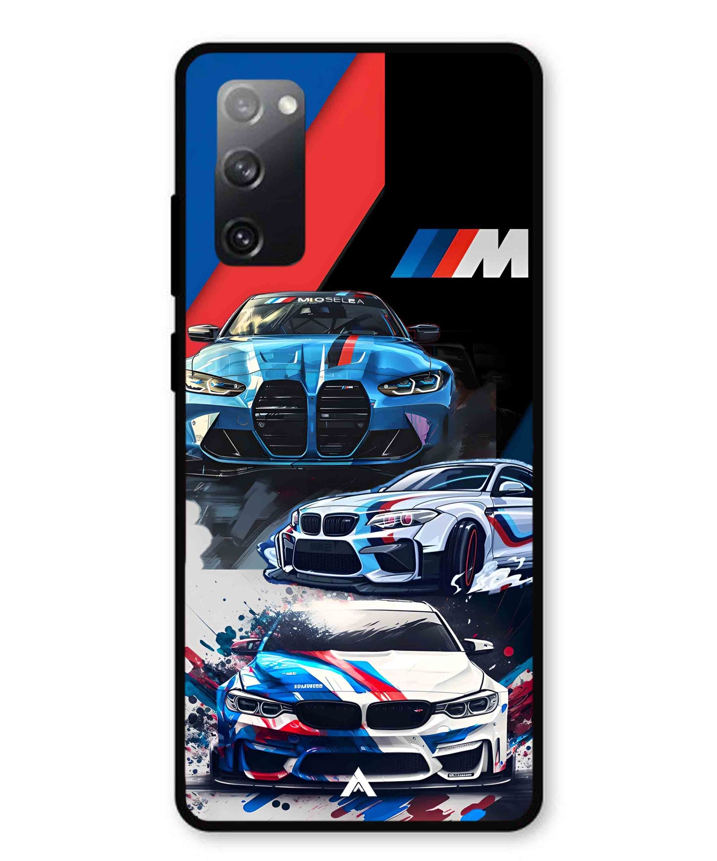 BMW 32 Car Metal Back Cover Phone Case for Samsung Galaxy S20