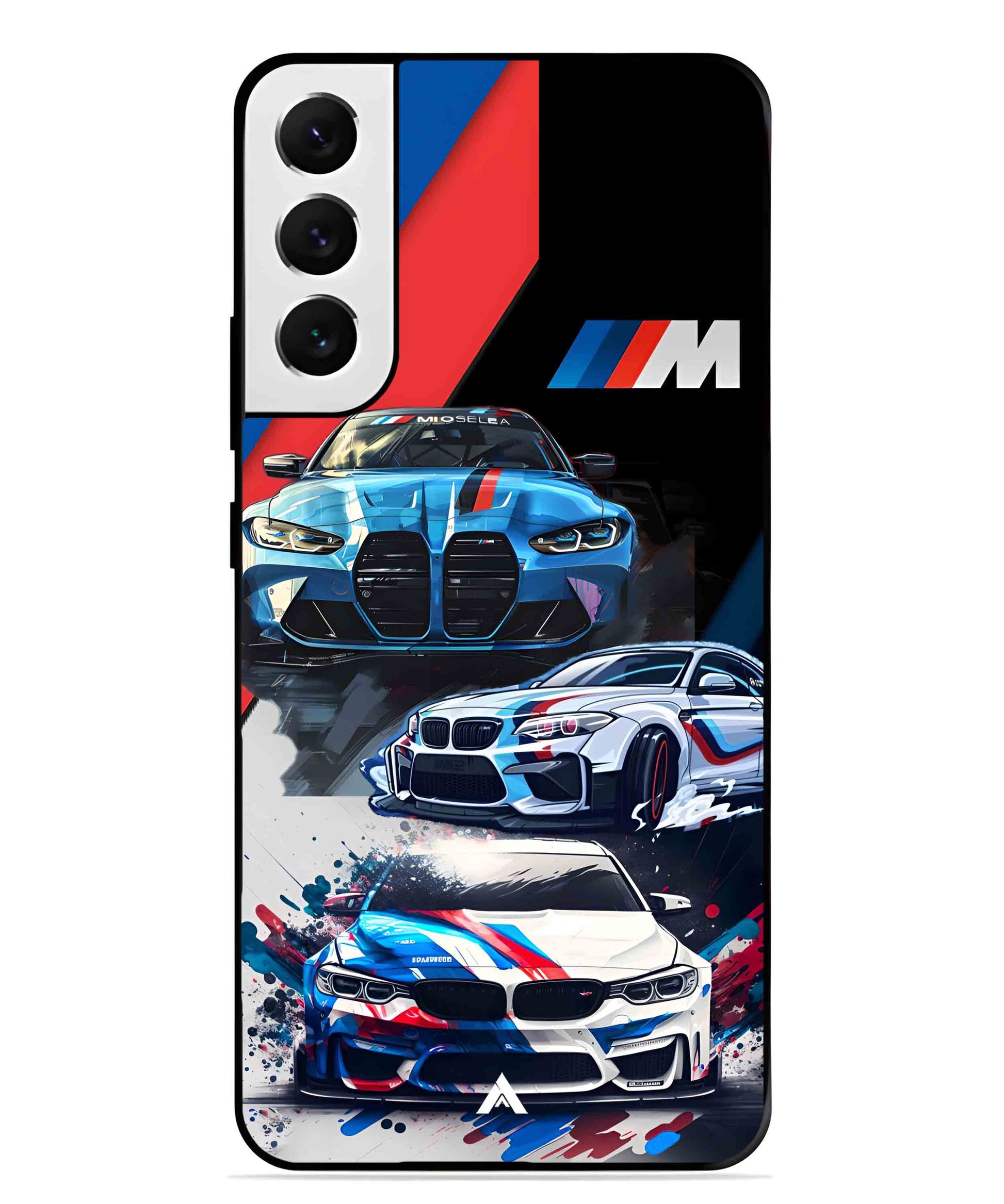 BMW 32 Car Metal Back Cover Phone Case for Samsung Galaxy S21