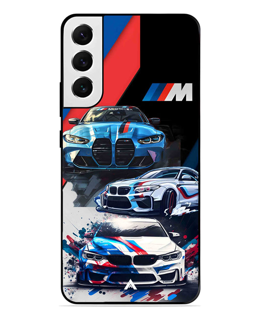 BMW 32 Car Metal Back Cover Phone Case for Samsung Galaxy S21 Fe