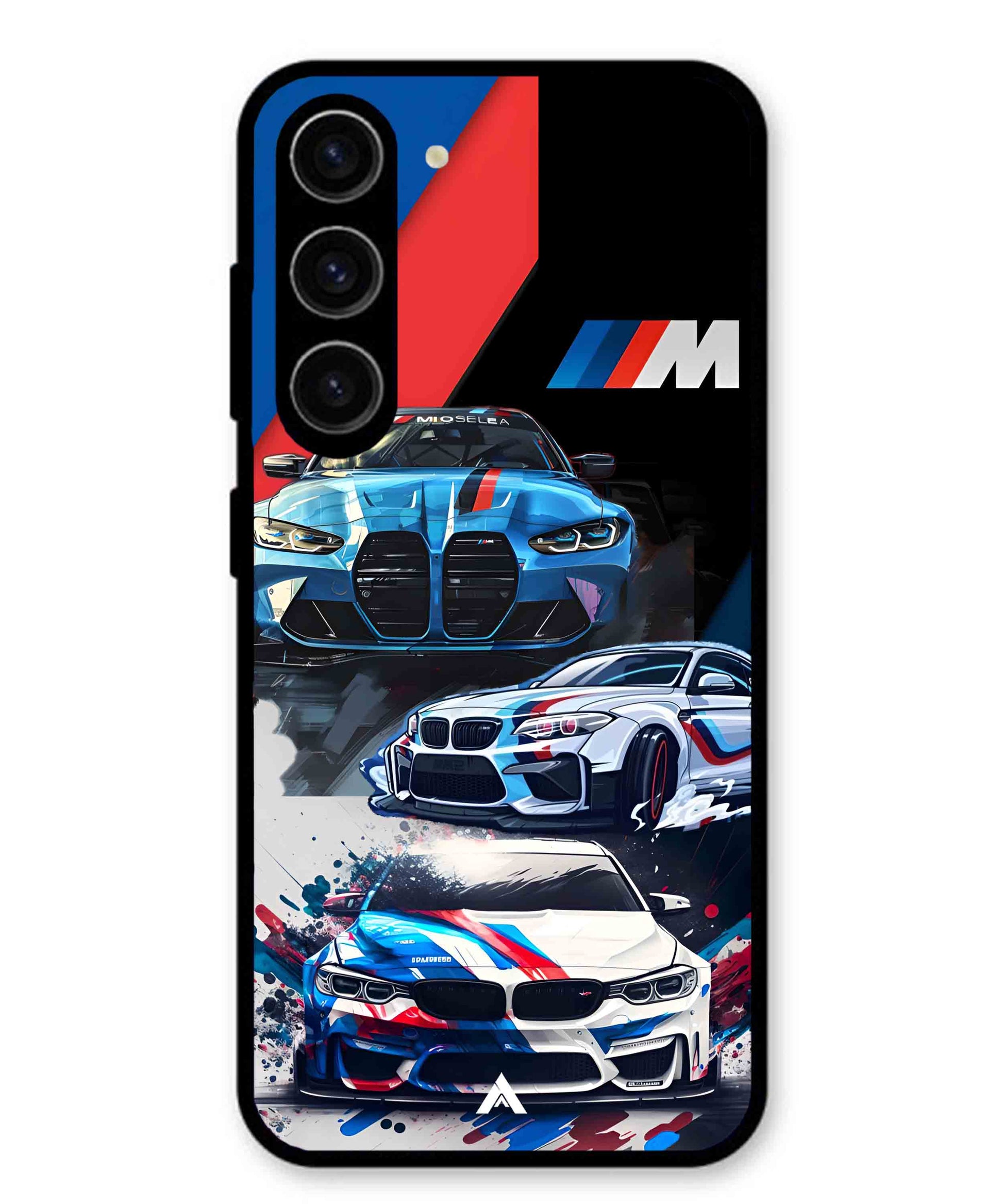 BMW 32 Car Metal Back Cover Phone Case for Samsung Galaxy S24