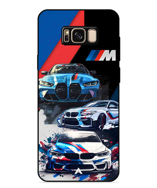 BMW 32 Car Metal Back Cover Phone Case for Samsung Galaxy S8 Plus
