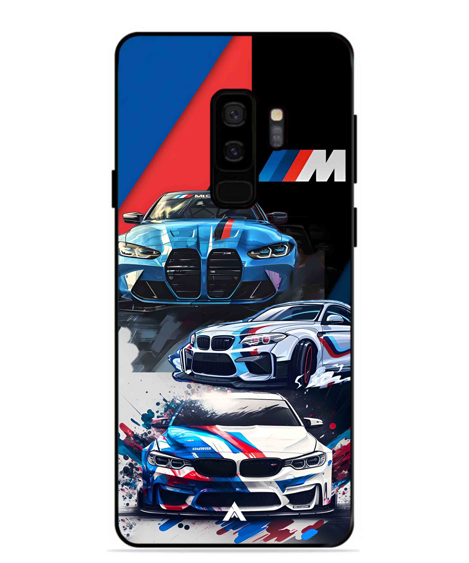 BMW 32 Car Metal Back Cover Phone Case for Samsung Galaxy S9 Plus
