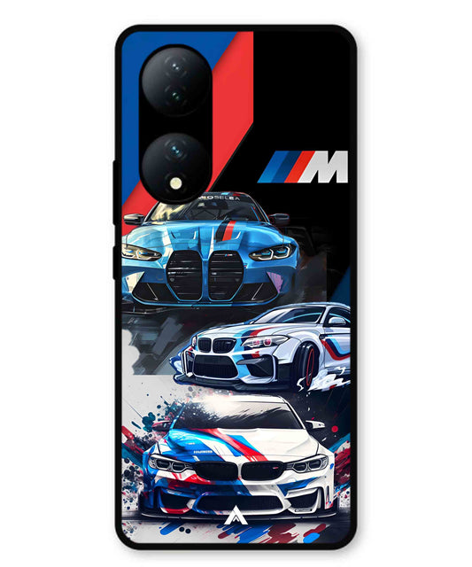 BMW 32 Car Metal Back Cover Phone Case for Vivo T2