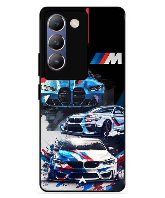 BMW 32 Car Metal Back Cover Phone Case for Vivo T3