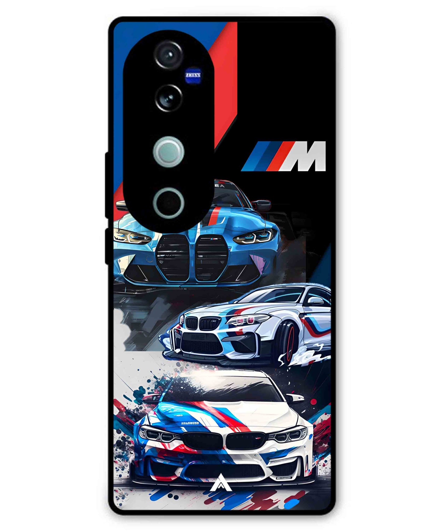 BMW 32 Car Metal Back Cover Phone Case for Vivo T3 Ultra
