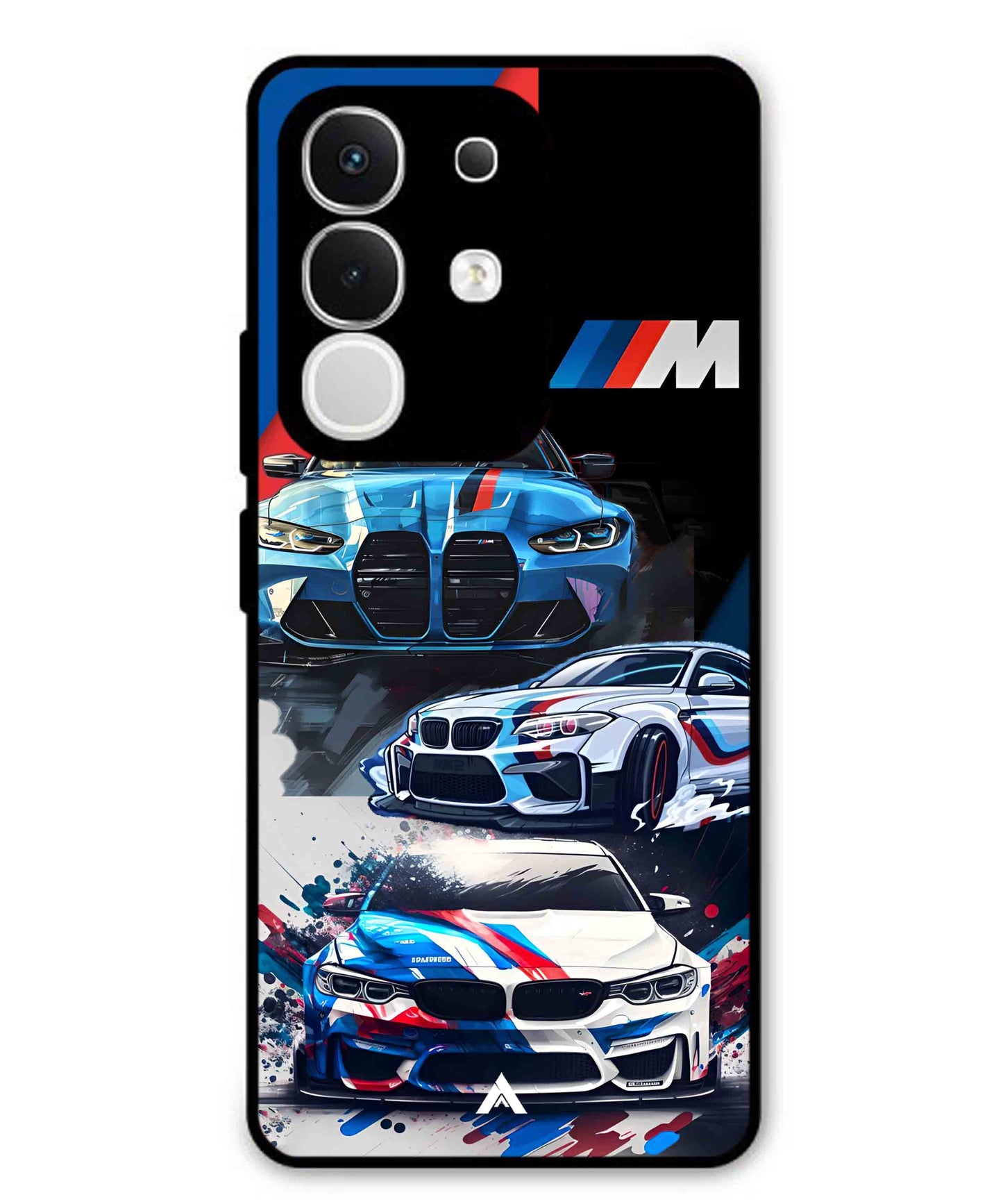 BMW 32 Car Metal Back Cover Phone Case for Vivo T4X