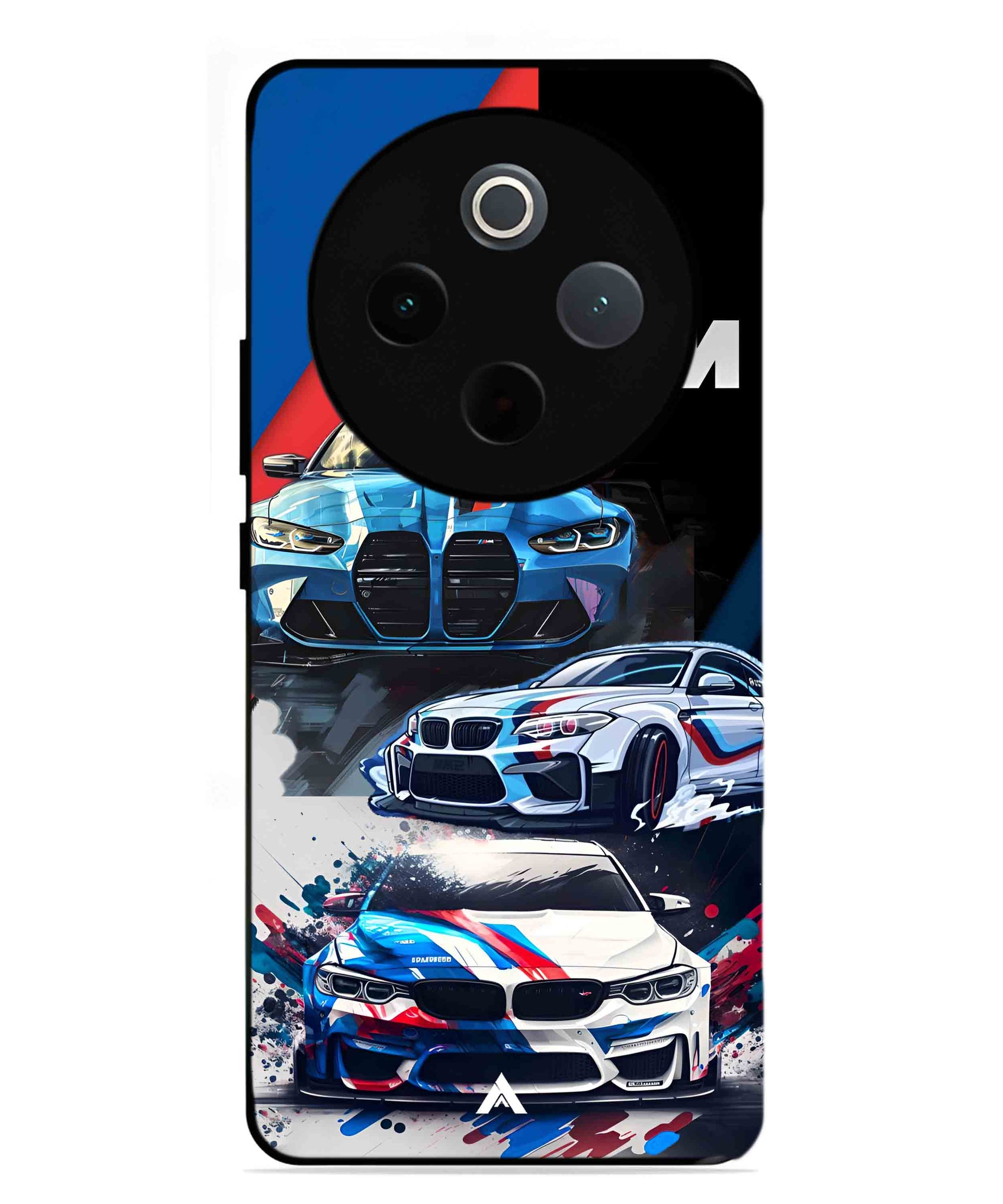 BMW 32 Car Metal Back Cover Phone Case for Vivo T4