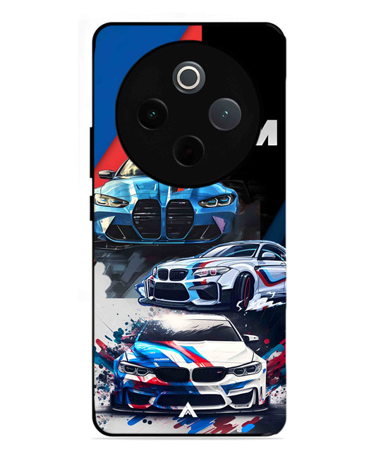 BMW 32 Car Metal Back Cover Phone Case for Vivo T4