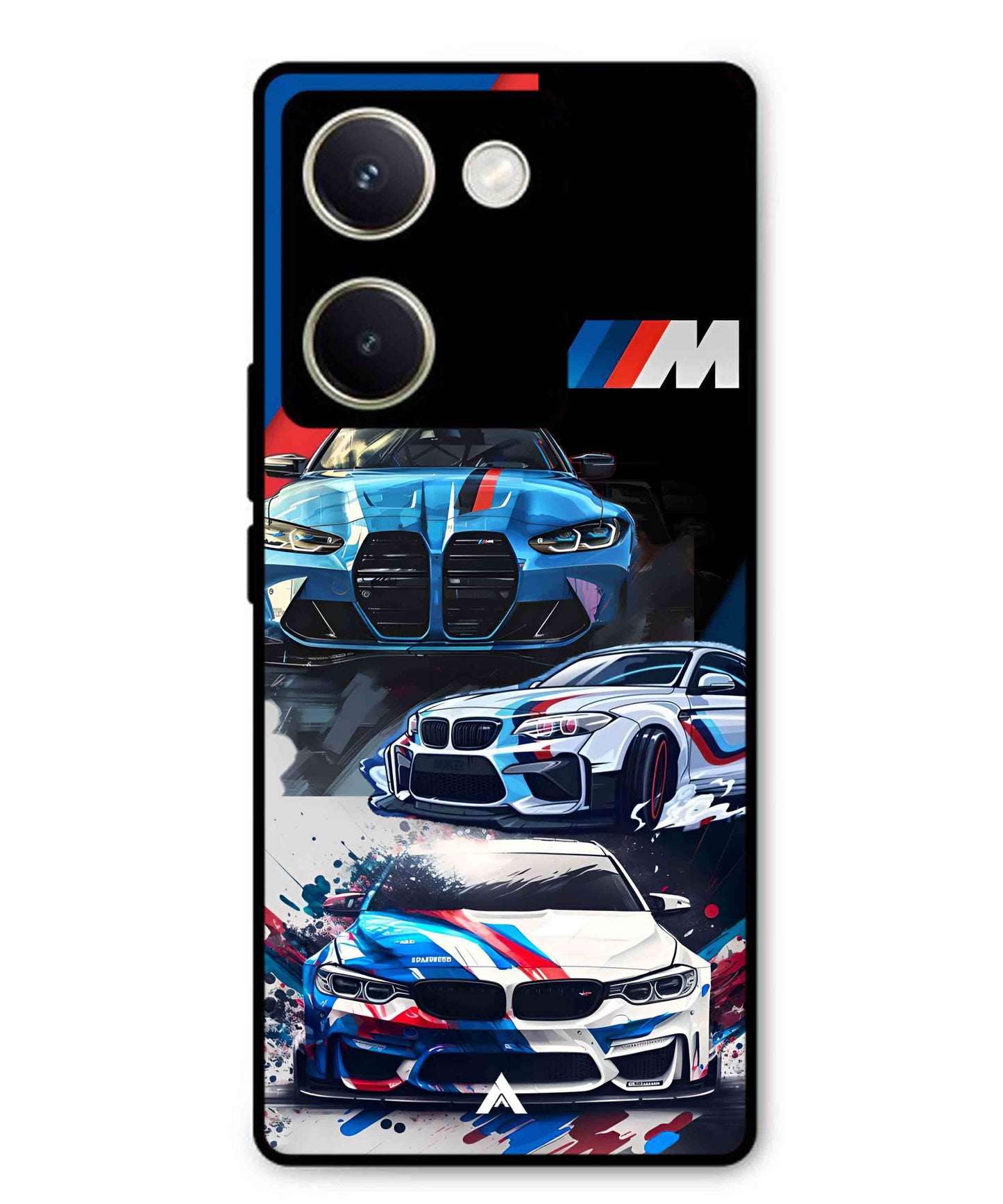 BMW 32 Car Metal Back Cover Phone Case for Vivo Y200 Pro