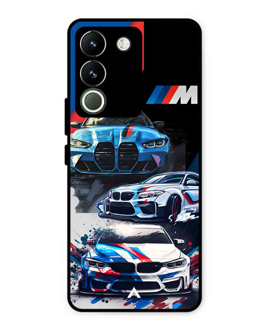 BMW 32 Car Metal Back Cover Phone Case for Vivo Y200