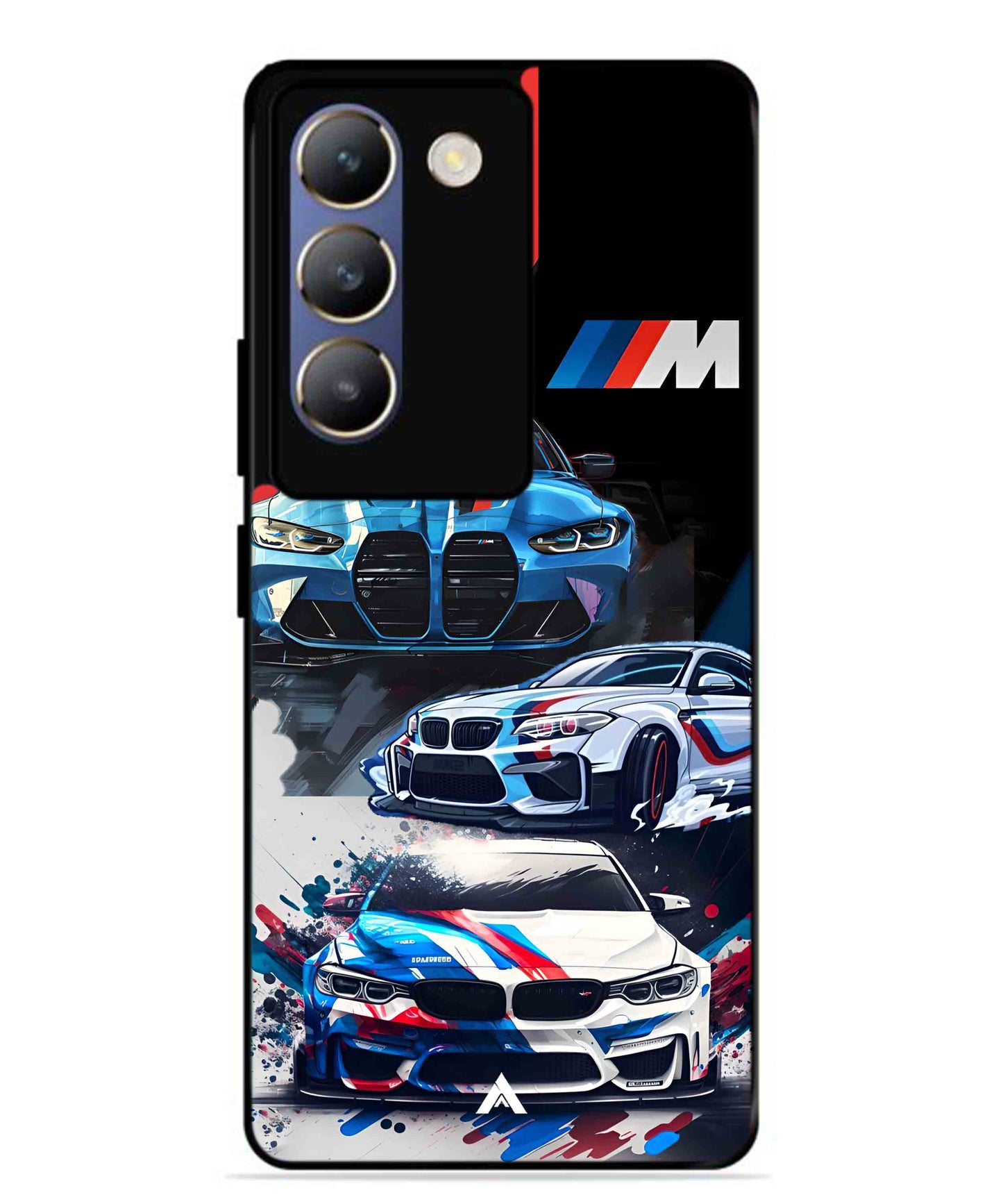 BMW 32 Car Metal Back Cover Phone Case for Vivo Y200e