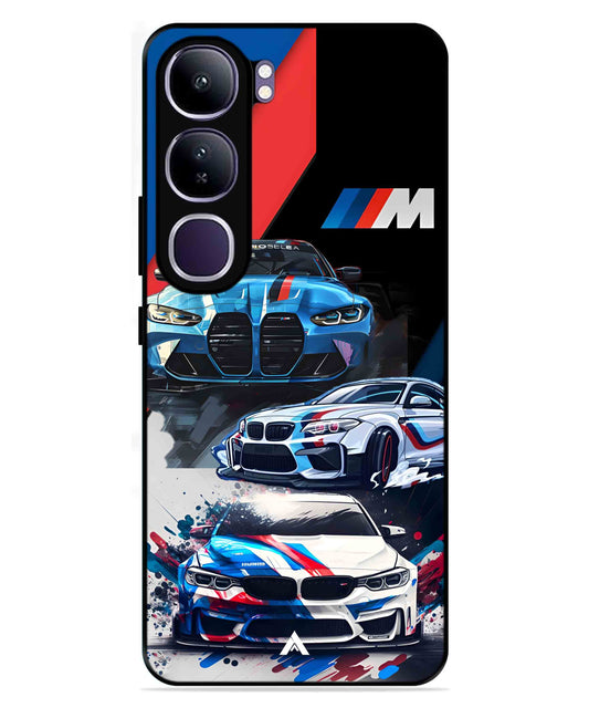 BMW 32 Car Metal Back Cover Phone Case for Vivo Y300