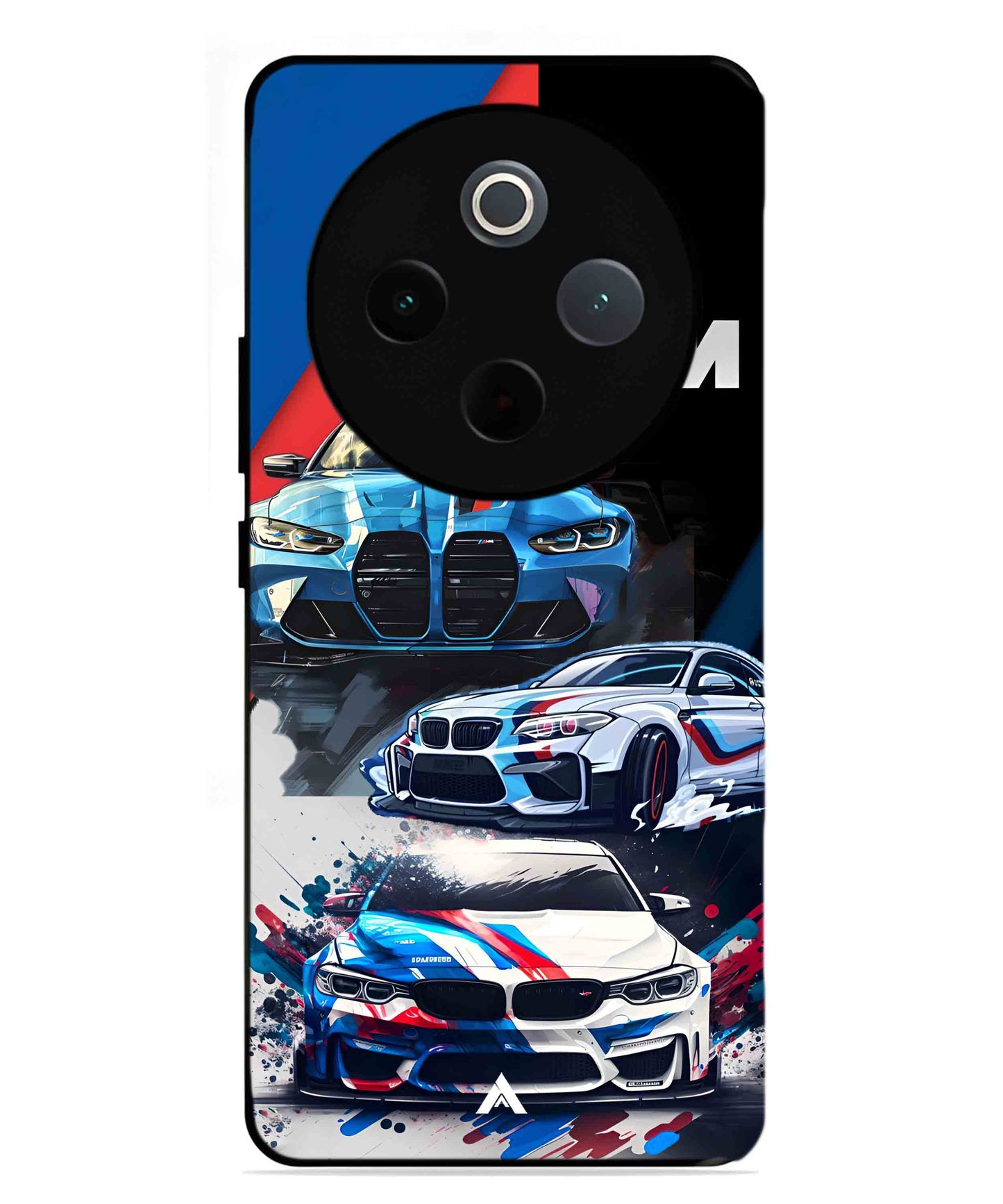 BMW 32 Car Metal Back Cover Phone Case for Vivo Y300 Pro