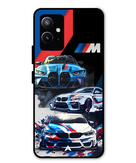 BMW 32 Car Metal Back Cover Phone Case for Vivo Y75 5G