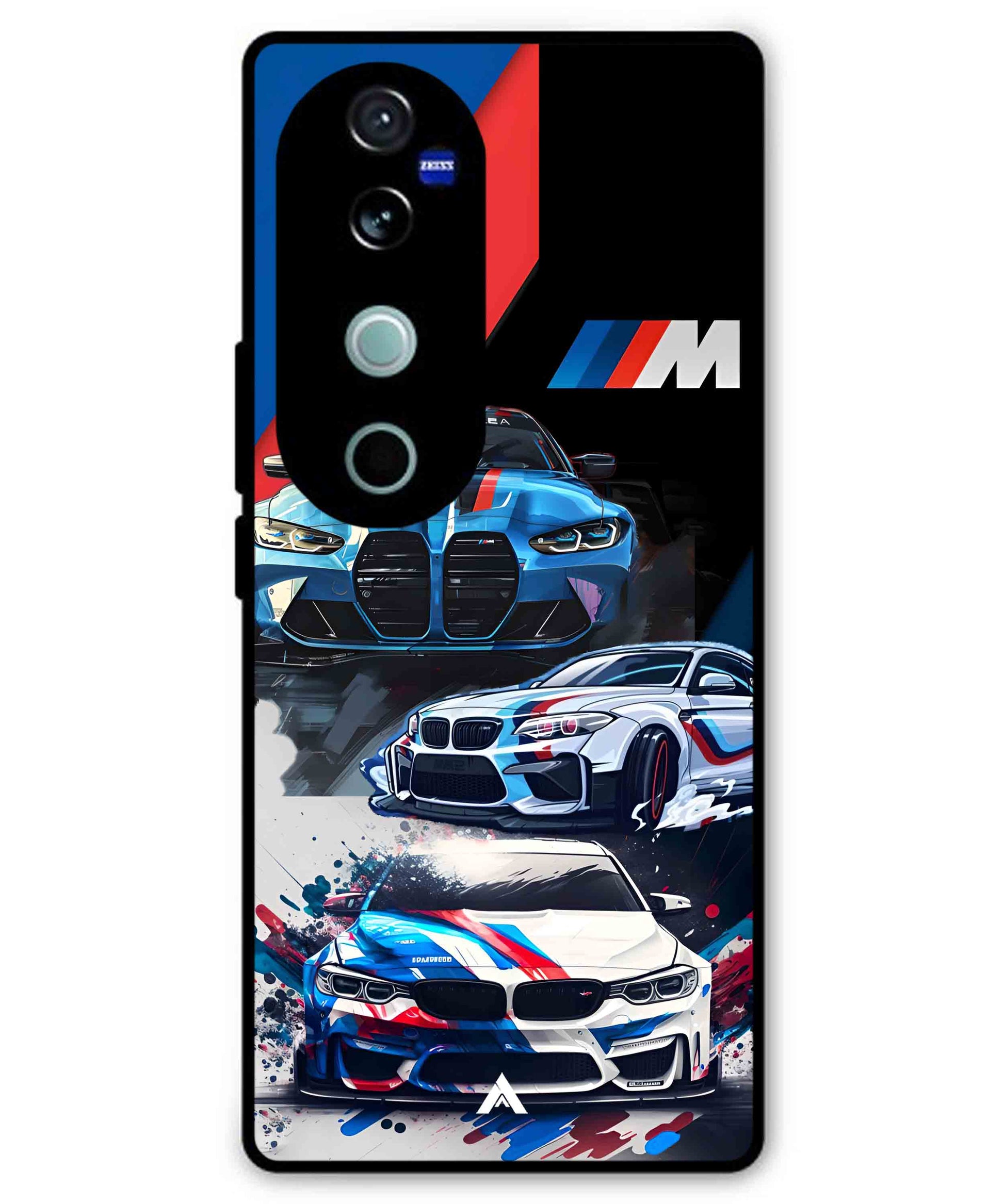 BMW 32 Car Metal Back Cover Phone Case for Vivo v40